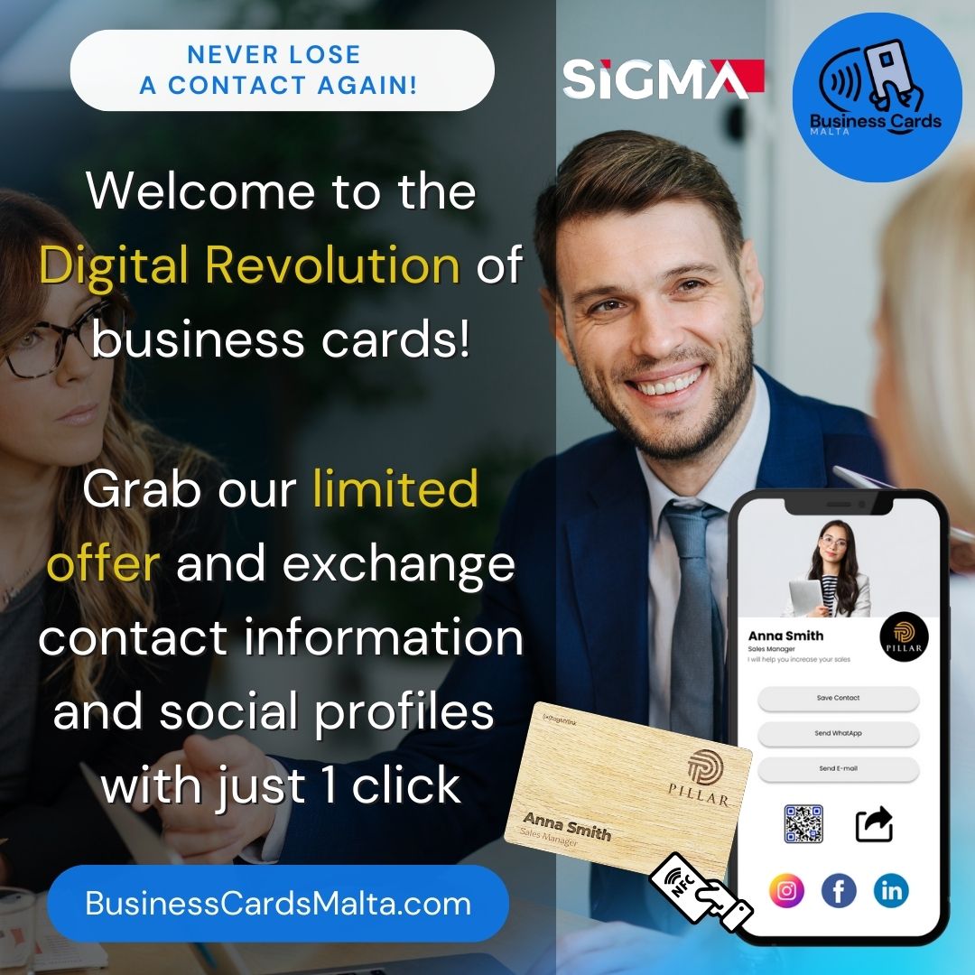 business card malta